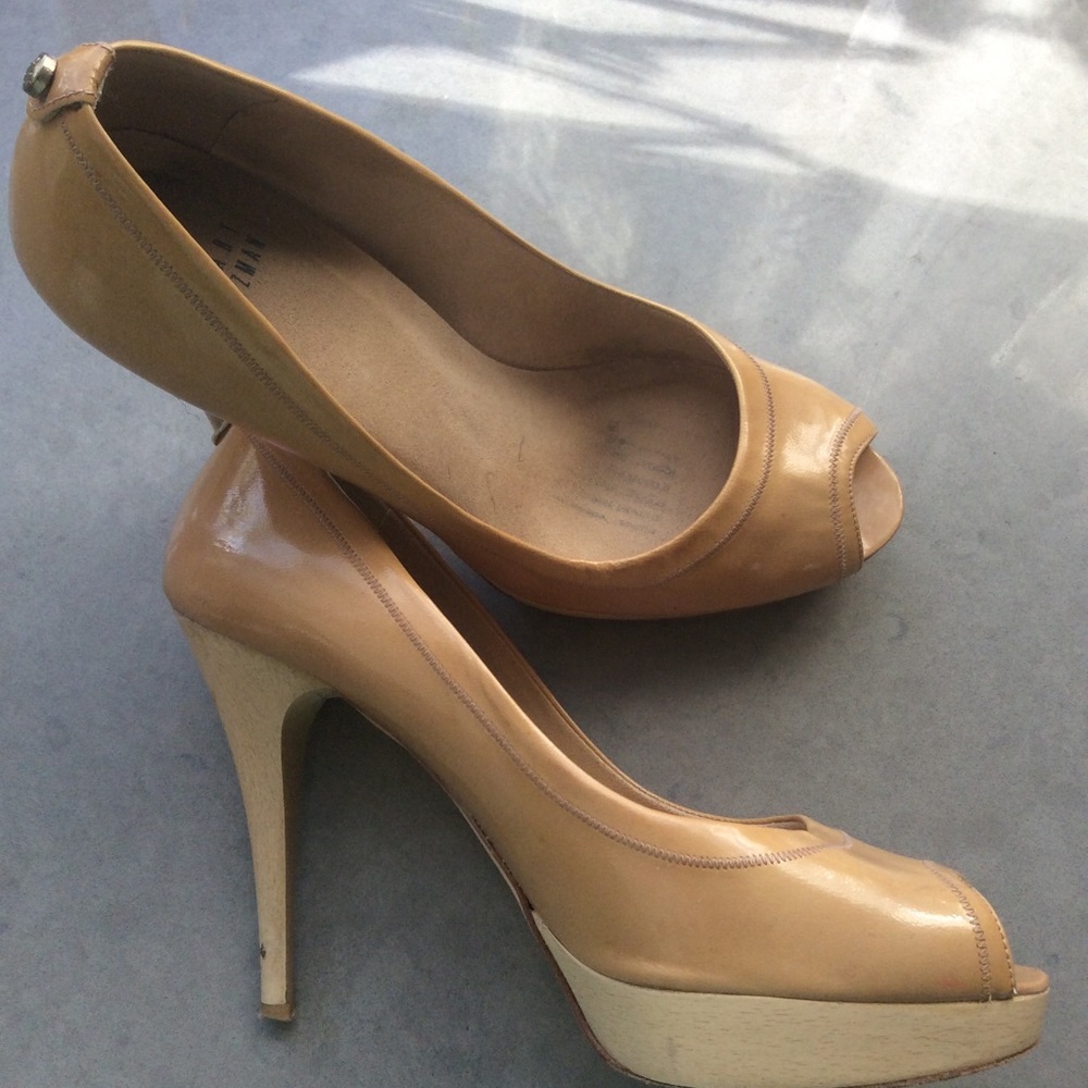 Stuart Weitzman Avignon Peep Toe Platform Heels - image 3